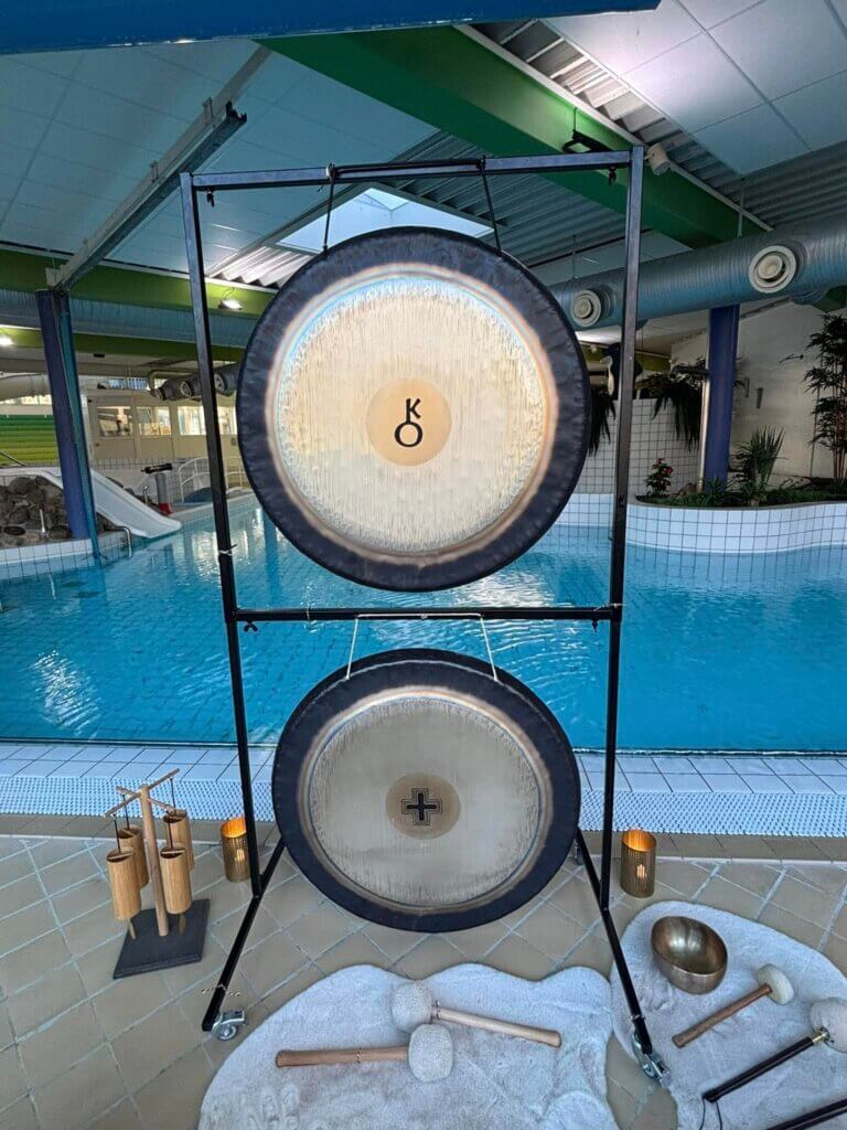Gong setup i svømmecentret