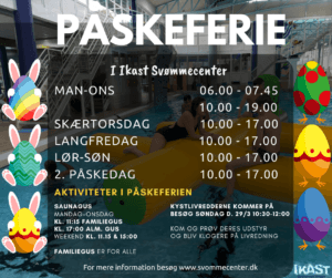 Read more about the article 🐣 Påskeferie i Ikast Svømmecenter